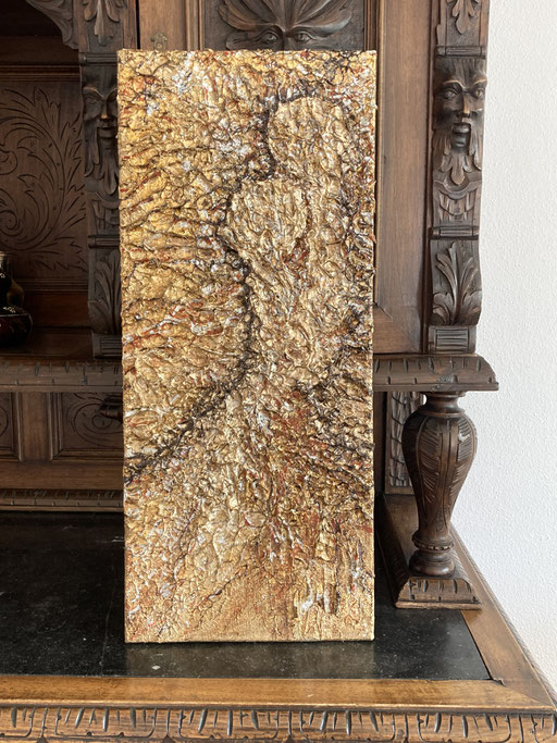 Bild Titel "Geborgenheit"                              350,- (Vergoldung 32 Karat)