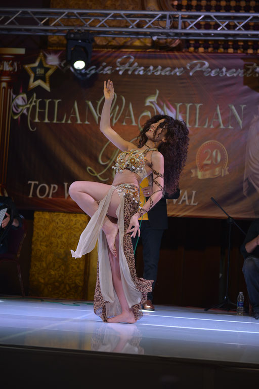 Performing at the biggest Bellydance Festival Ahlan Wa Sahlan 2019 in Cairo/Egypt