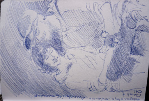 Ich schnitt Anna-Lu die Haare und wir bekamen von ihr dieses tolle Porträt