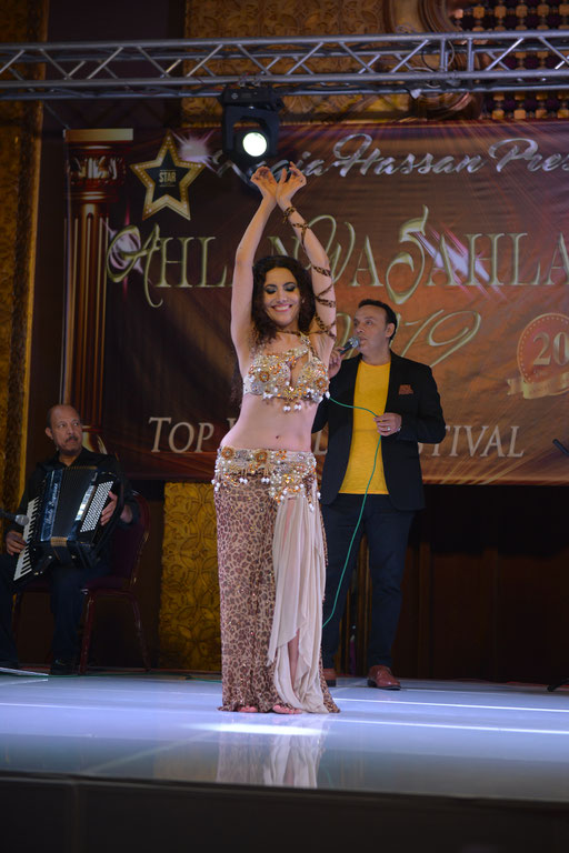 Performing at the biggest Bellydance Festival Ahlan Wa Sahlan 2019 in Cairo/Egypt