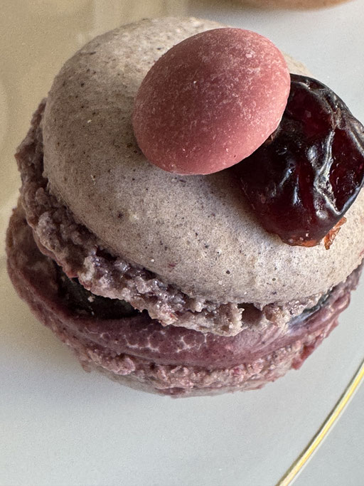 Macarons franceses artesanales de chocolate Rosa
