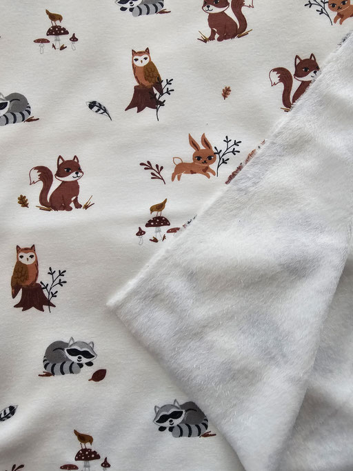 Forest life offwhite - Alpenfleece