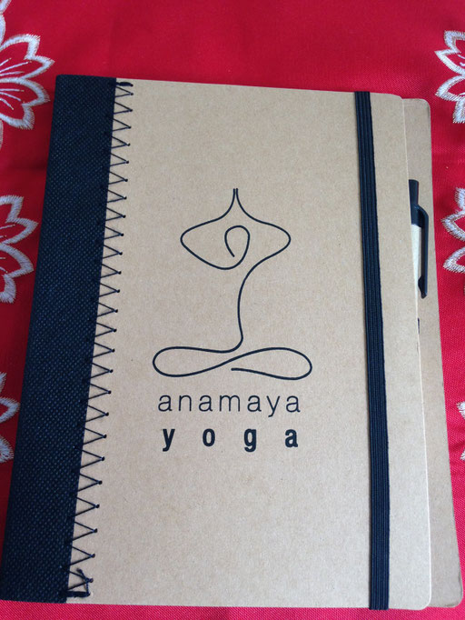 Libreta ecológica con serigrafía a una tinta