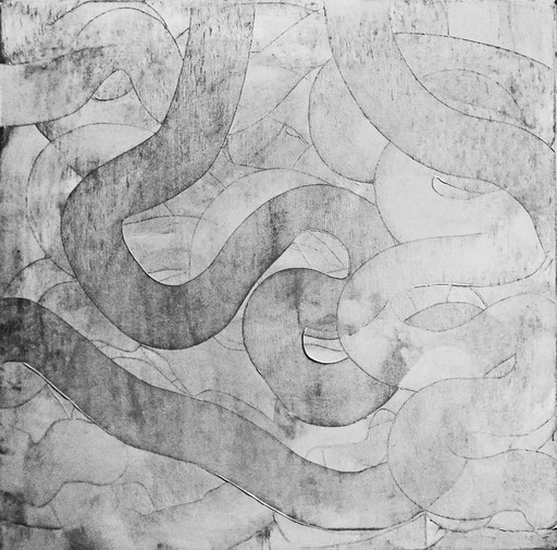o. T., Öl auf Leinwand, 70 x 70cm,  2016