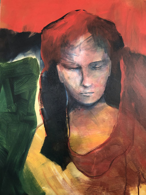 Acryl auf Leinwand, 2023, 70 x 50 cm, -Verkauft-