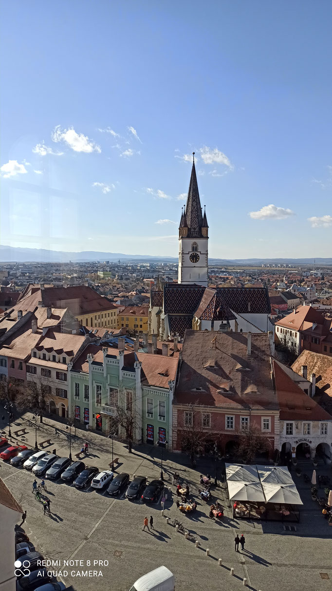 Petit détour par le centre-ville de Sibiu 