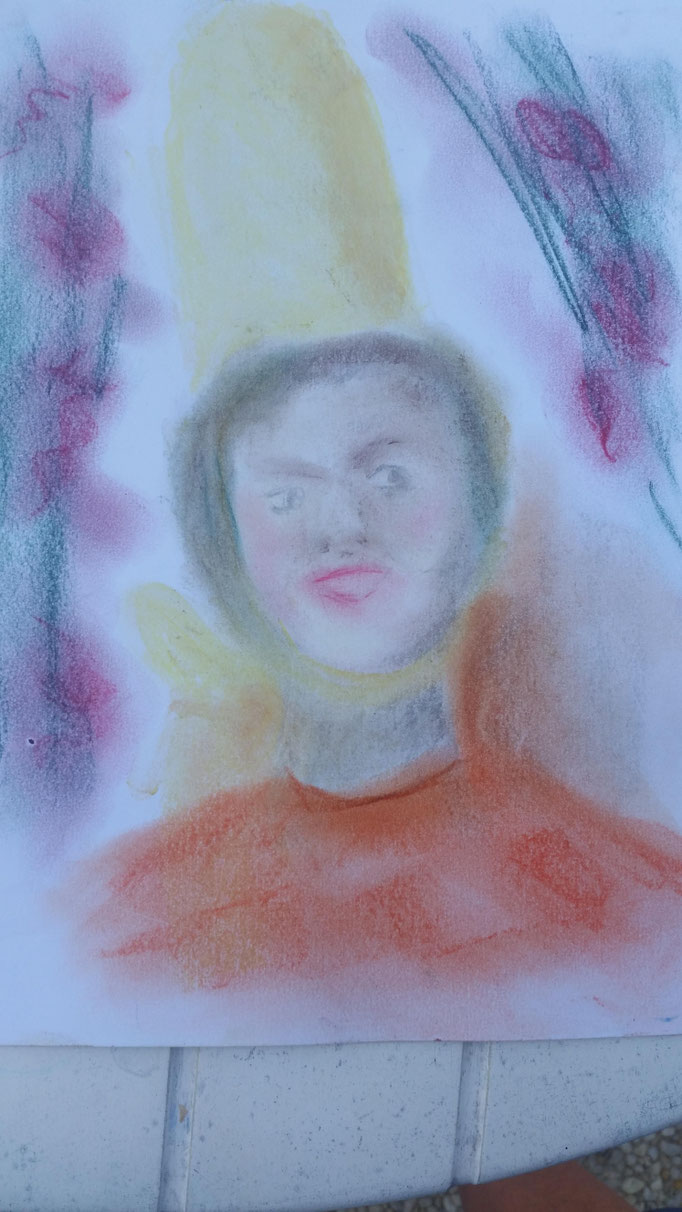 Bild 32, Bretonin, A4, Pastell