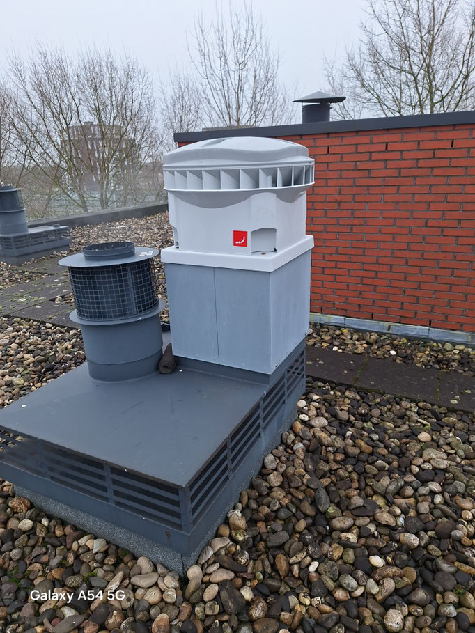 Dakventilator collectief vervangen