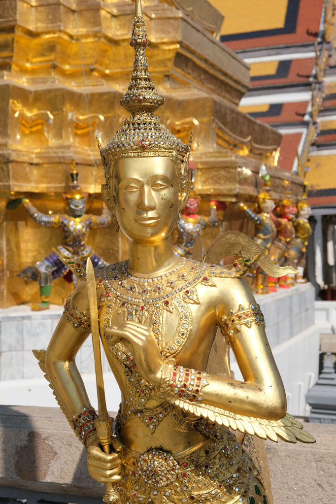 Wat Phra Kaew, temple à Bangkok, Thaïlande