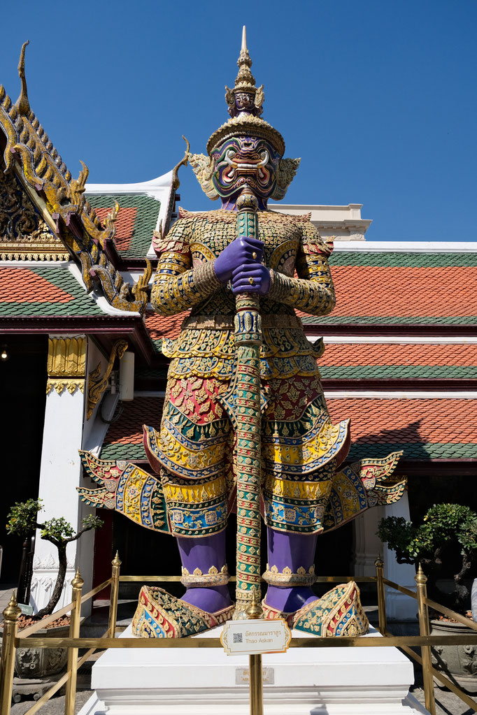 Wat Phra Kaew, temple à Bangkok, Thaïlande