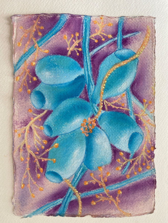 Inner Life IV, 2024 | 21x15cm | Pastel, pastelpotlood op Khadi papier