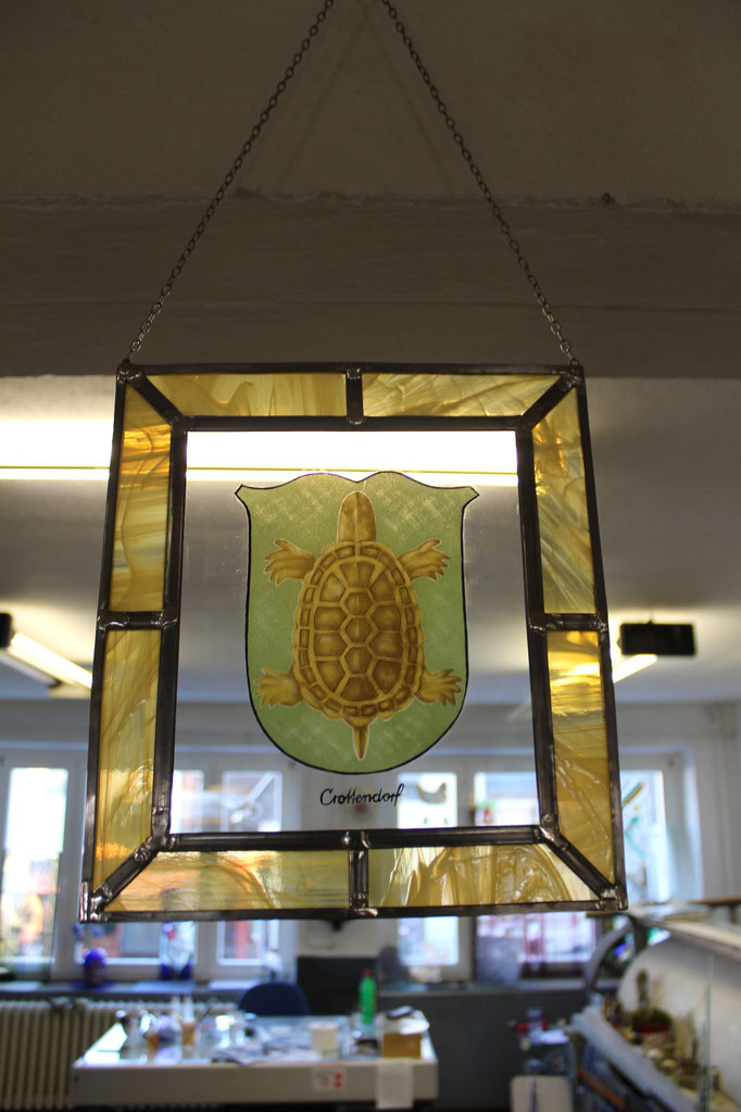Wappen Fensterbild "Crottendorf"