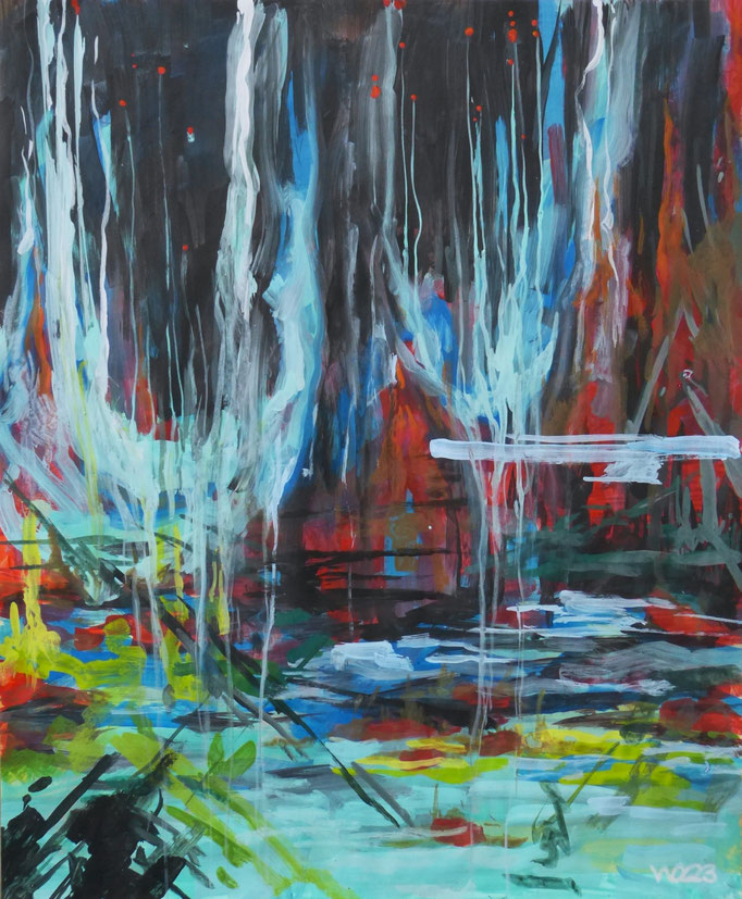 A64 - 59 x 49 cm  Acrylfarbe aufs Papier    50.00 €
