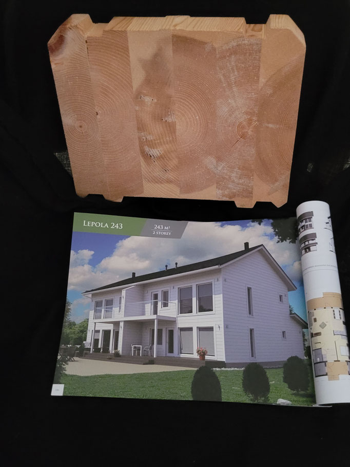 Modifizierung der Typenhäuser - Holzhäuser in Blockbauweise - Individuell modifizierbare Blockhäuser
