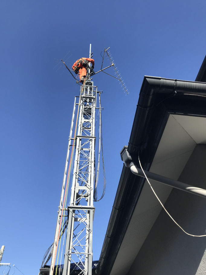 アンテナタワー撤去 - Uhcok／JA6VPA HOME