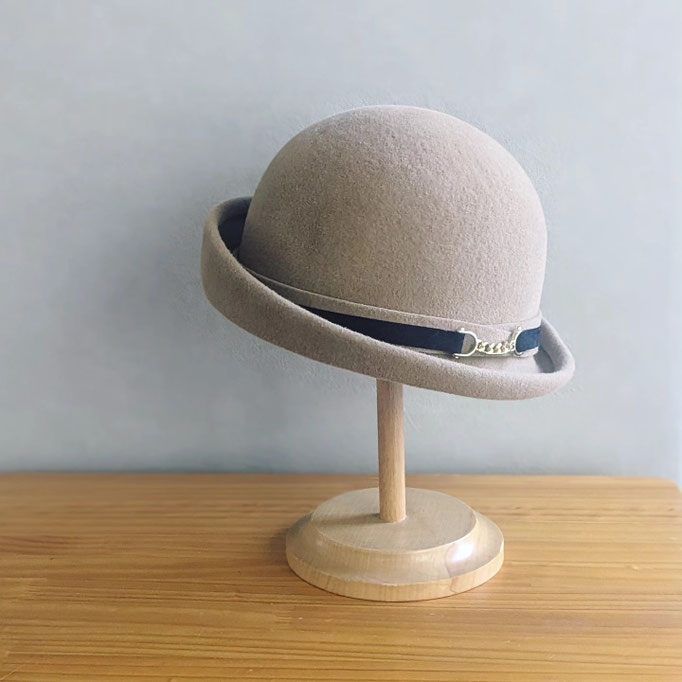 帽子専門教室サロン・ド・シャポー 生徒作品 (1年)  冬帽体の帽子