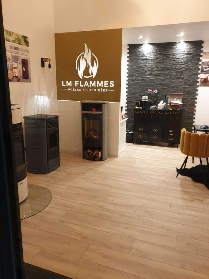 Séparation d'intérieur découpe laser LM flammes