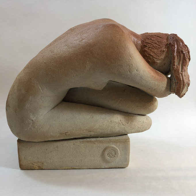 Keramikskulptur Holzbrand