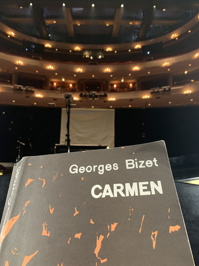 Piano dress rehearsal of Carmen at Minnesota Opera