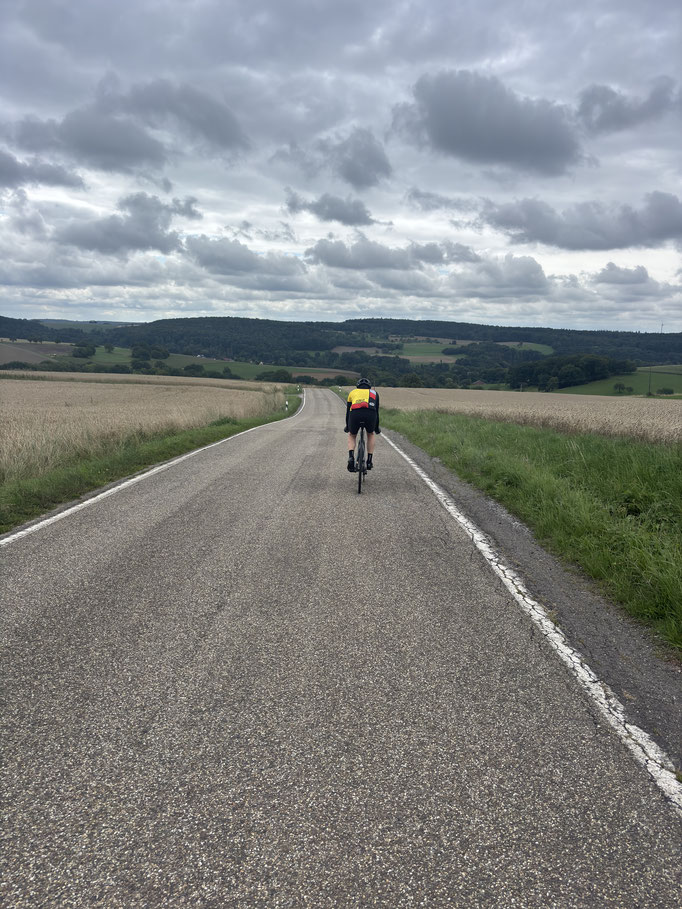 Rückfahrt unter Wolken