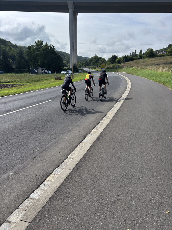 früh geht es raus aus Würzburg