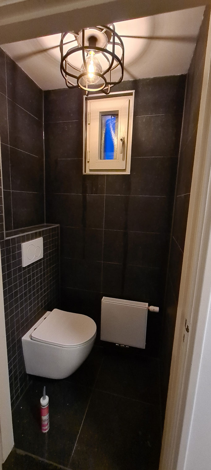 BTK Tegelzetters Venlo - renovatie toilet te Herkenbosch