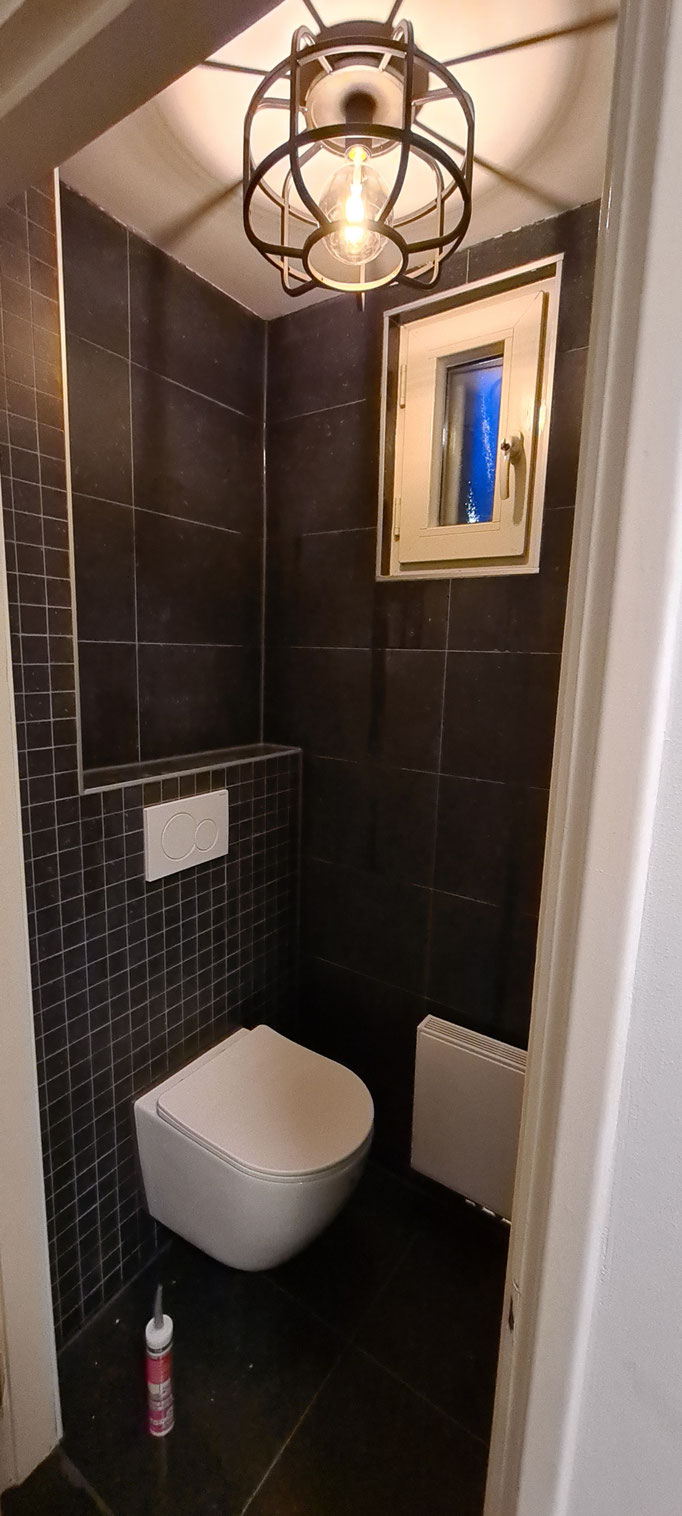 BTK Tegelzetters Venlo - renovatie toilet te Herkenbosch