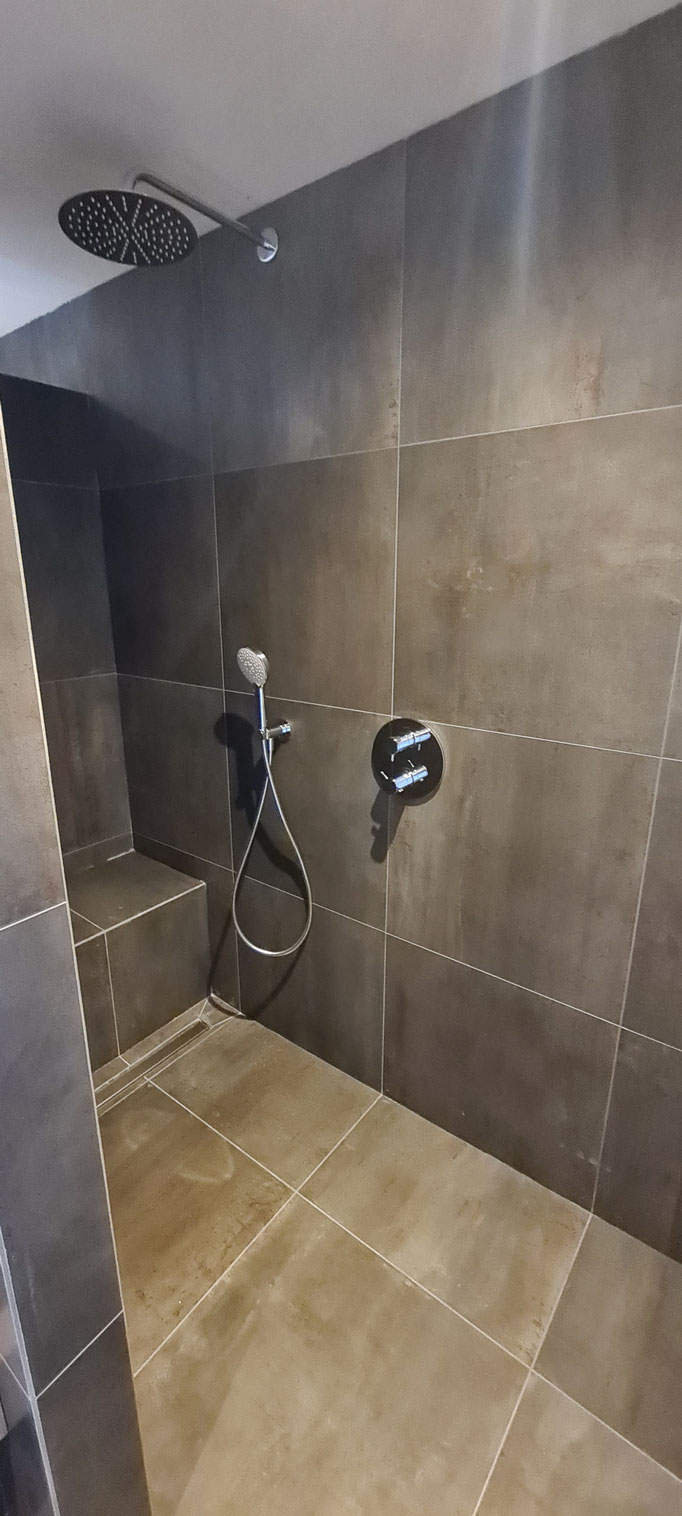 BTK Tegelzetters Venlo - eindresultaat nieuw te realiseren badkamer te Simpelveld