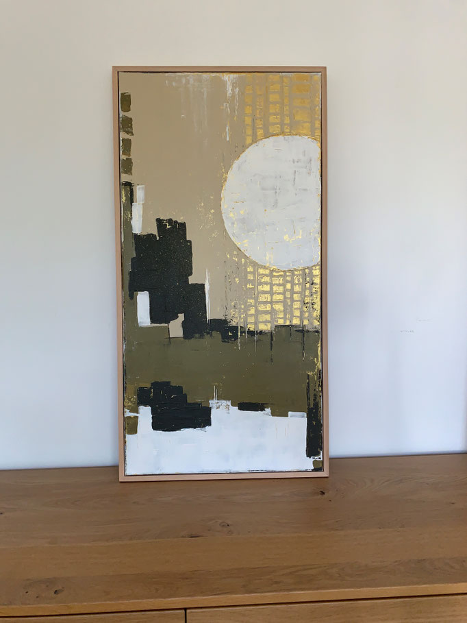 80x40x2 Acryl auf Leinwand