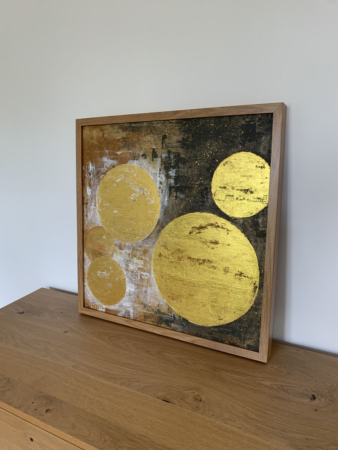 50x50 Acryl auf Malpappe
