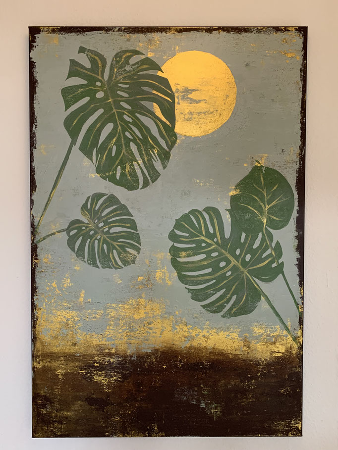 120x80x3,5 Acryl auf Leinwand