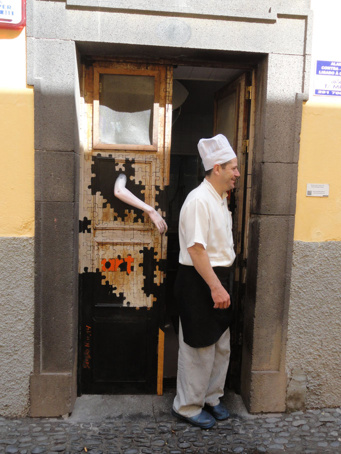 Bras et cuisinier - Funchal (Madère) 2016