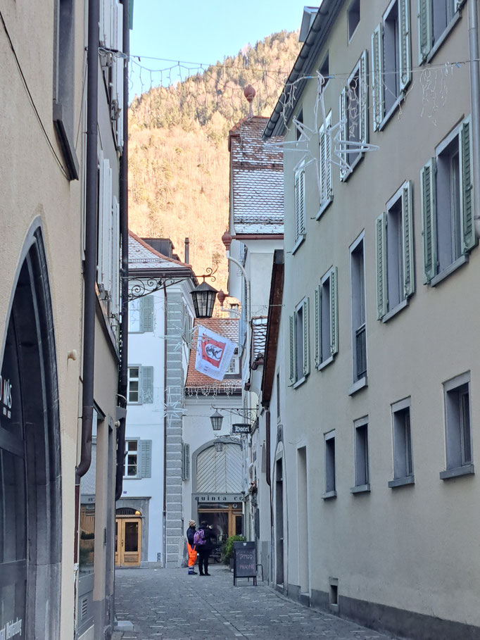 Chur Coira centro y edificios