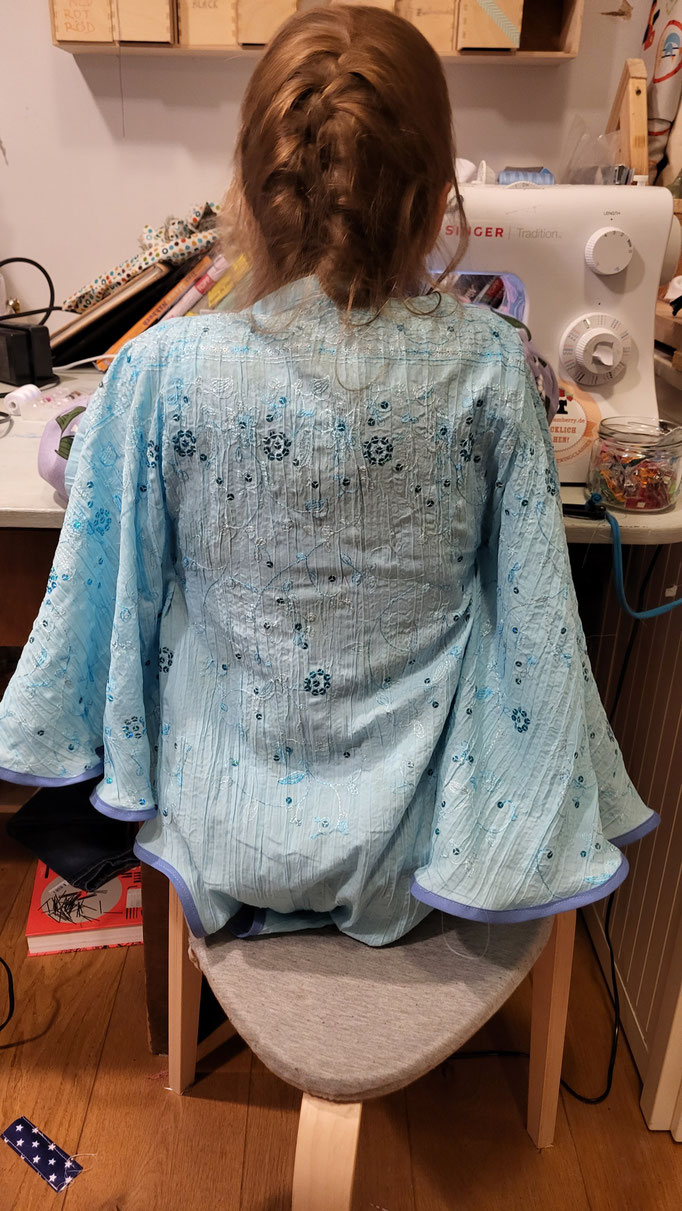 poncho nähen