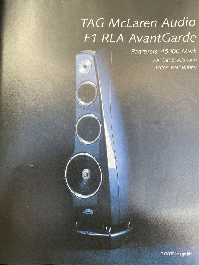 TAG MCLAREN AUDIO F1 RLA AvantGarde cjm audio High End Audiomarkt fur Gebrauchtgerate