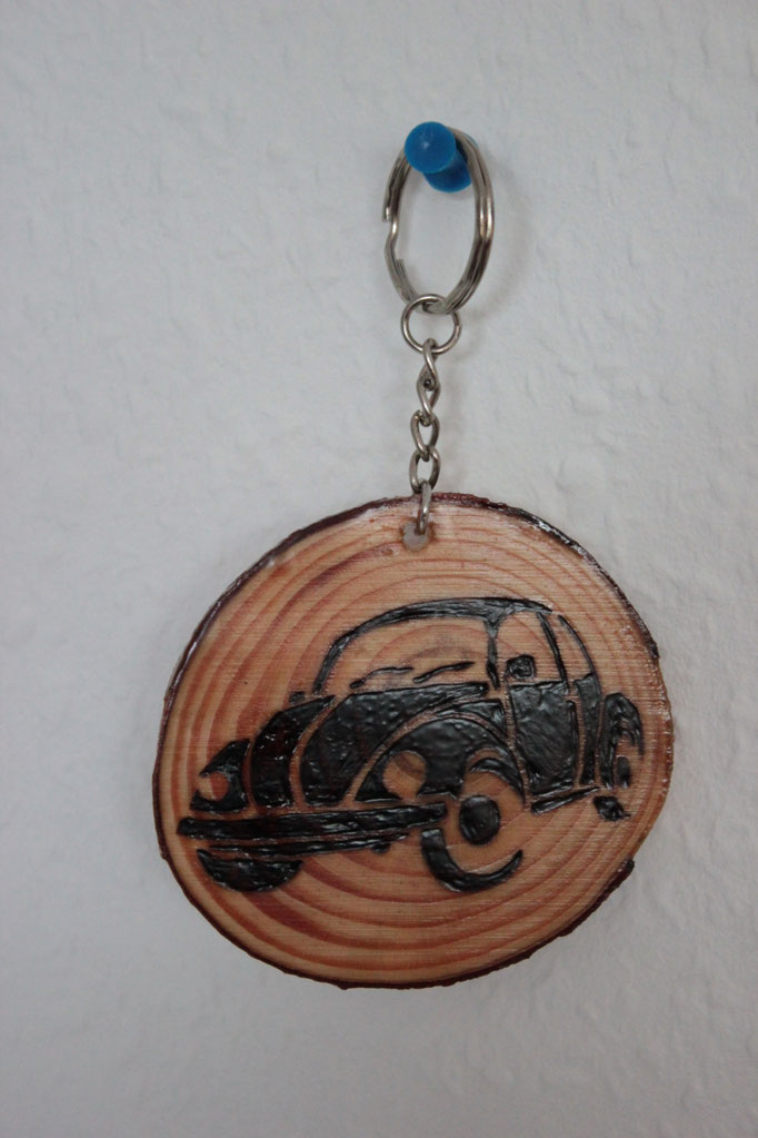 Schlüsselanhänger 7cm + Schlüsselringkette