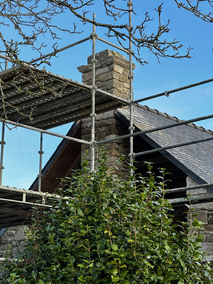 Construction d'une nouvelle cheminée pas si neuve