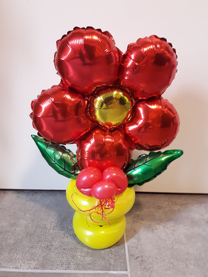 Folienballonblume verschiedene Farben  -   4,90€