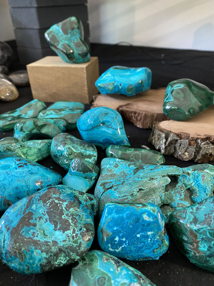 Chrysocolle Malachite - Nimalaé - Lithothérapie et boutique de pierres et cristaux