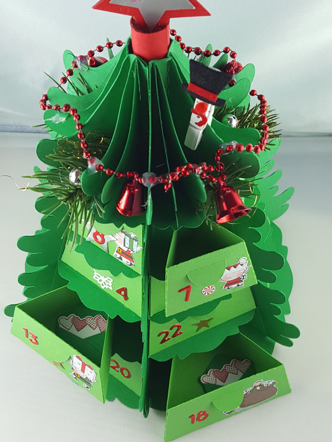 Adventskalender Tannenbaum Explosionsboxen.de