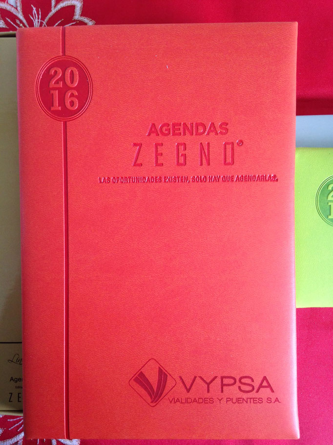 Agenda Terra con grabado láser y termograbado