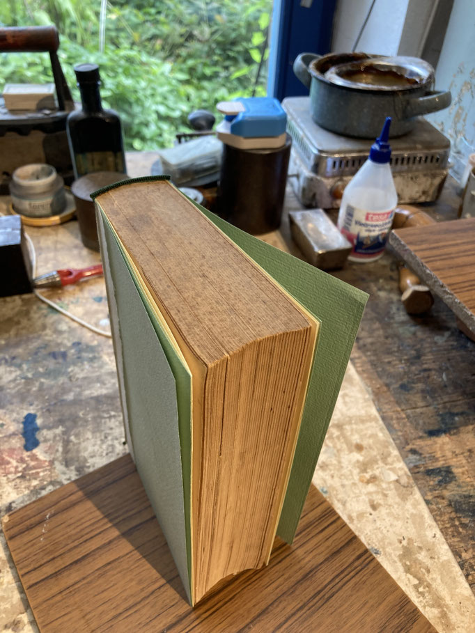Der Buchblock ohne Decke
