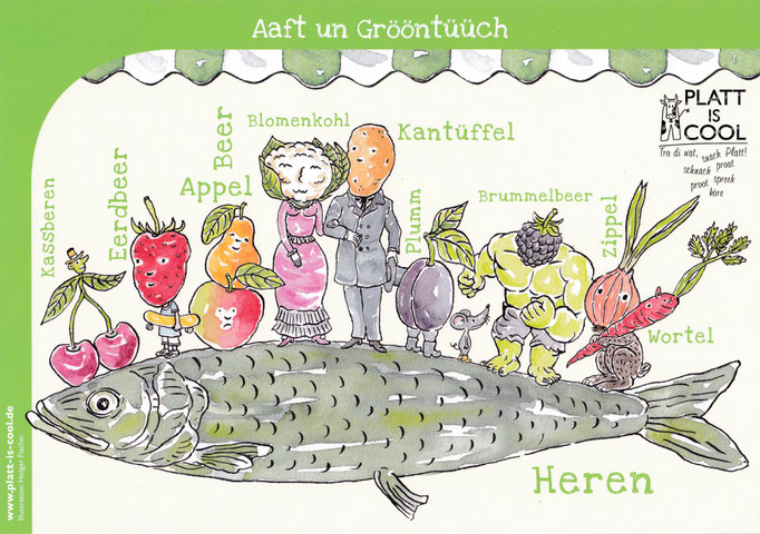 Lernkarton Plattdeutsch