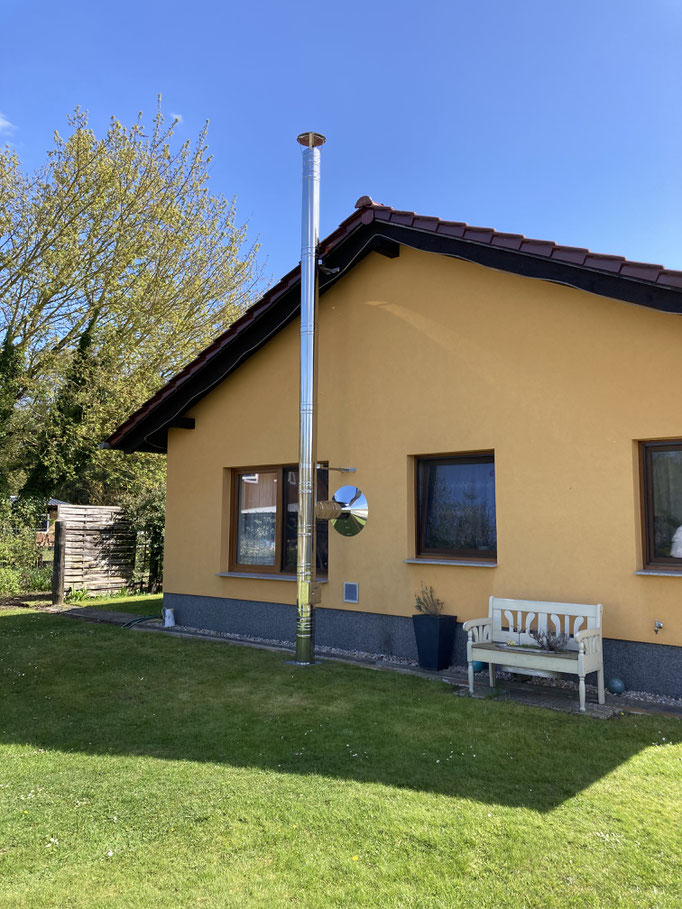 Edelstahlschornstein mit Standfuß Oranienburg