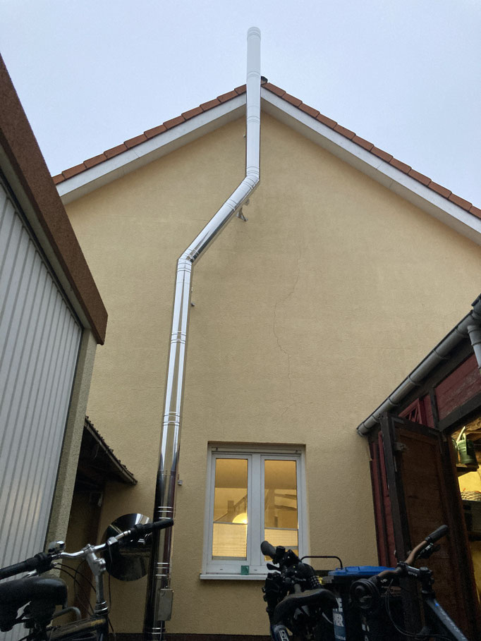 Schornstein nach neuen Ableitbedingungen mit Verzug Vehlefanz
