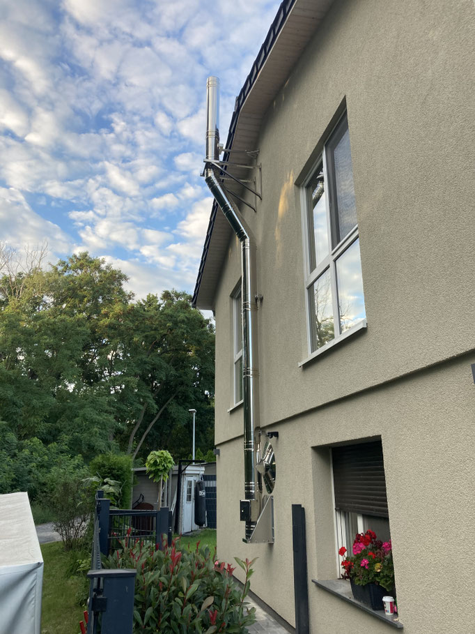 Schornstein 2 mal 30 Grad Verzug Hohen Neuendorf