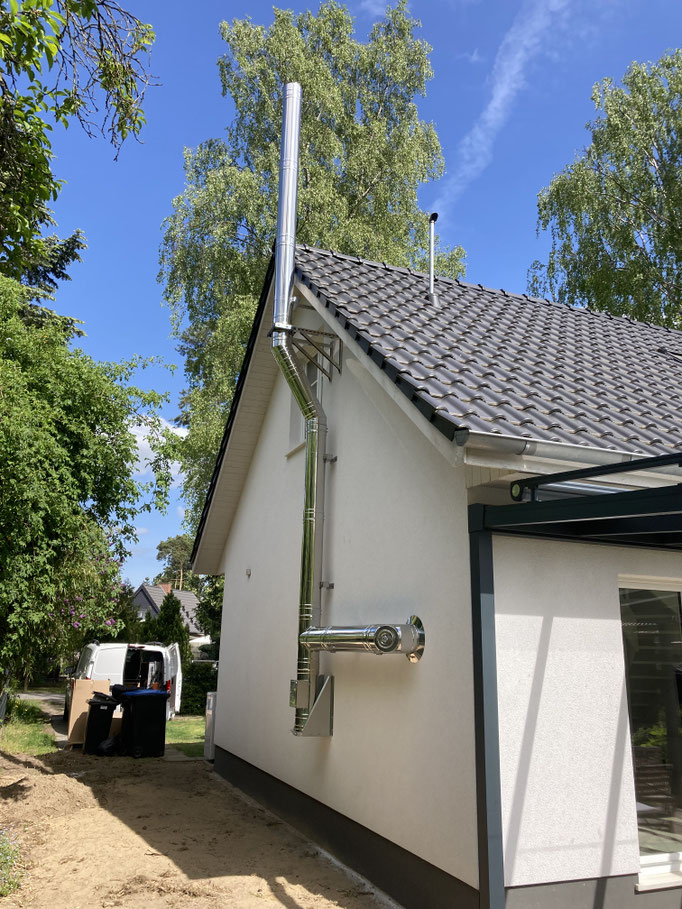 Schornstein mit Verzug nach neuen Ableitbedingungen Oranienburg