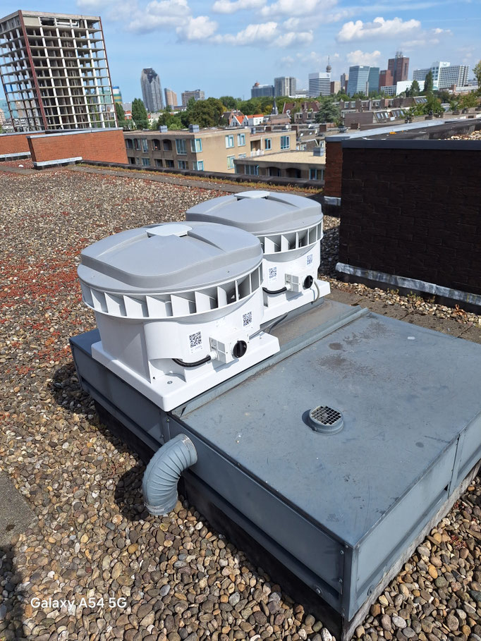 Zehnder ComfoRoof Solo MX ventilatoren vervangen