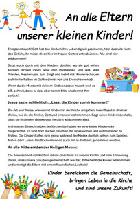 Spielecke in der Kirche