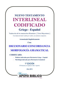Nuevo Testamento Interlineal Codificado Griego Español